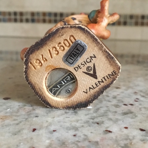 Vintage ANRI Sarah Kay Wooden 3” Koala Bear With Hat Figurine Made in Italy - Picture 7 of 13